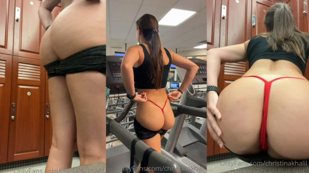 Christina Khalil Post Workout Ass Tease Video Leaked Sexythots