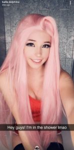Belle Delphine Red Dress Up Photos