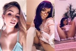 PeachTot Nude Cosplay Dildo Masturbation Snapchat Video