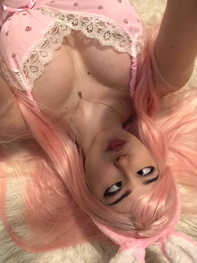 Jinx ASMR Sexy Bunny Pink Lingeri