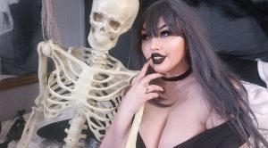 Striderscribe Nude Goth Mommy Witch Student