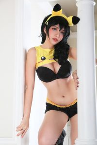 Hana Bunny Pokemon Bikini Cosplay