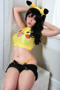 Hana Bunny Pokemon Bikini Cosplay