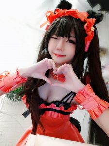 Sally-Dorasnow Patreon Kurumi Valentine Cosplay