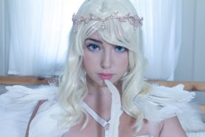 Serinide Angel White Lingerie leaked