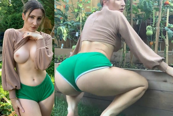 Holly Wolf NSFW Twerking in Garden of Eden Video. 