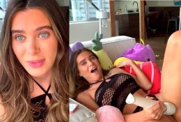 Lana Rhoades onlyfans Hitachi Masturbating Video
