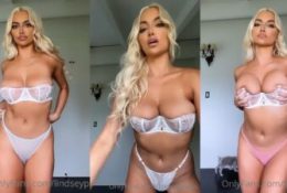 Lindsey Pelas Sexy Lingerie Tease Tease Video