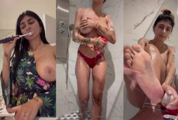 Mia Khalifa Nude Morning Shower OnlyFans Video Leaked